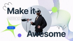 Videohive AI Agency Promo Video Displays template preview