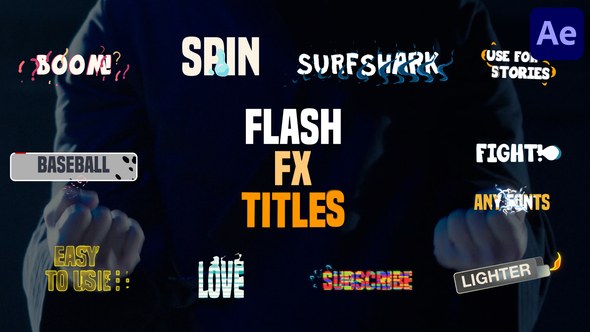 Videohive Flash FX Titles | After Effects Titles template preview