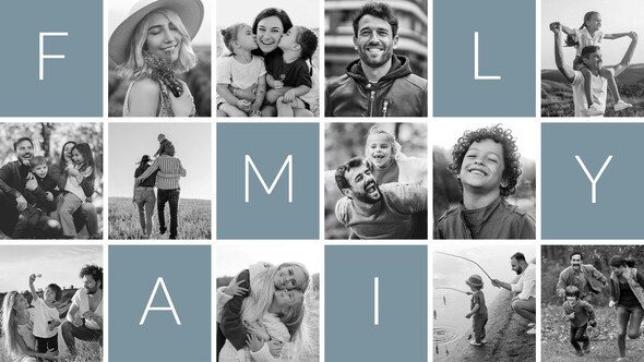 Videohive Family Photo Collage Video Template 52210394 Elements template preview