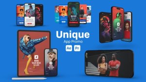 Videohive Unique App Promo Product Promo template preview