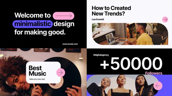 Videohive Starling - Typography Scenes Pack Product Promo template preview