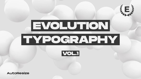 Videohive Evolution Typography | Media Titles template preview