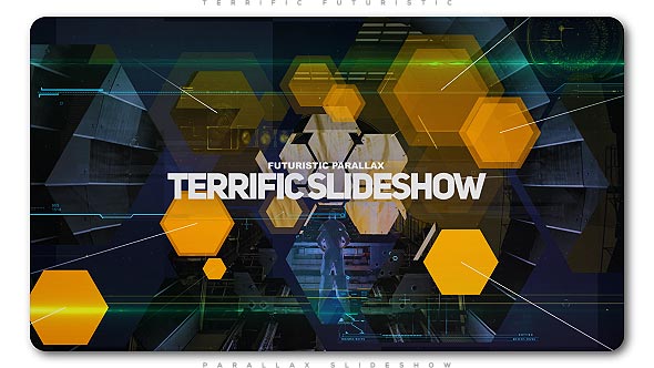 Videohive Terrific Futuristic Slideshow Video Displays template preview