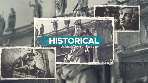 Videohive Historical Vintage Documentary Slideshow Video Displays template preview