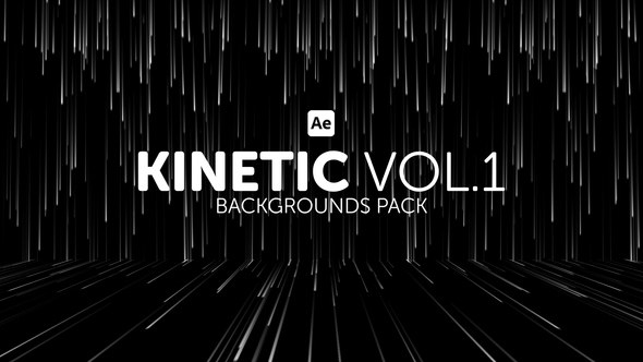 Videohive Kinetic Backgrounds 1 Elements template preview