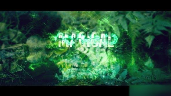 Videohive Magical Nature Logo Reveal Logo Stings template preview