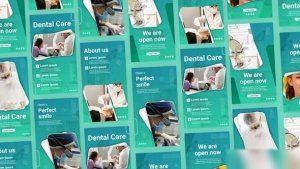 Videohive Dental Health Instagram Story Openers template preview