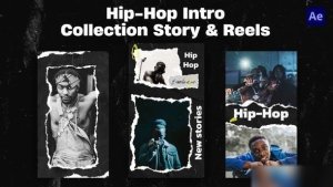 Videohive Hip-Hop Intro Collection Story & Reels Openers template preview