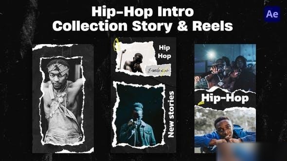 Videohive Hip-Hop Intro Collection Story & Reels Openers template preview