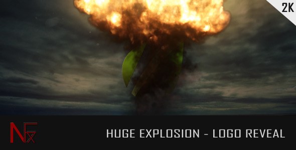 Videohive Huge Explosion - Logo Reveal Logo Stings template preview