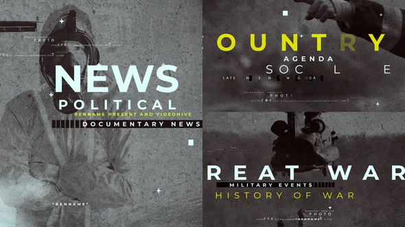 Videohive Political Opener V3 Video Displays template preview