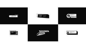 Videohive Black white minimal lower third Titles template preview