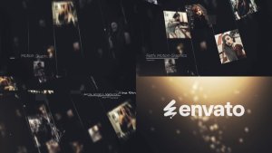 Line Photo Logo Premiere Pro template preview