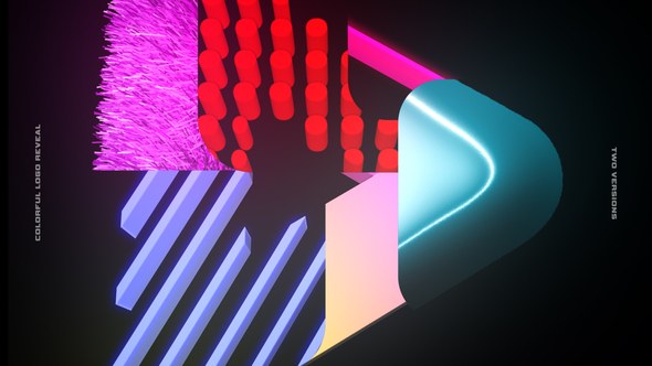 Videohive Colorful Logo - Logo Reveal Logo Stings template preview