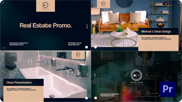 Real Estate For Premiere Pro Premiere Pro template preview