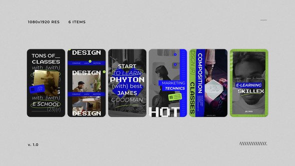 Videohive Online Education Stories 46979482 Product Promo template preview