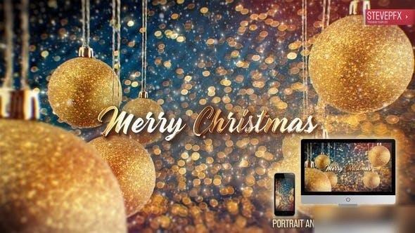 Videohive New Year Christmas Wishes Openers template preview