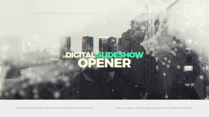 Videohive Digital Slideshow I Opener Video Displays template preview