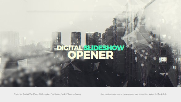 Videohive Digital Slideshow I Opener Video Displays template preview
