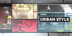 Videohive Urban Style Slideshow Openers template preview