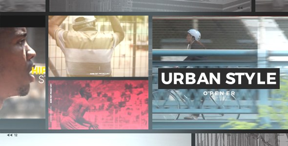 Videohive Urban Style Slideshow Openers template preview