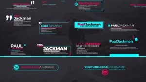 Videohive Lower Thirds And Logo Animation Titles template preview