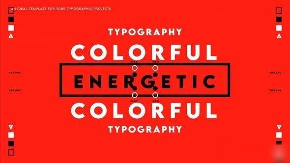 Videohive Typography 51436109 Openers template preview