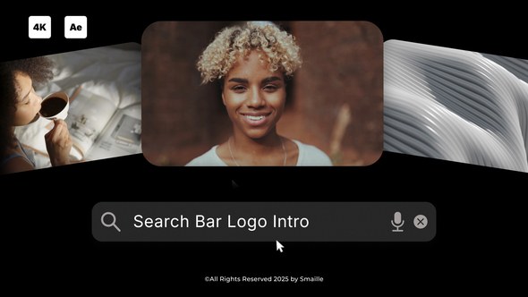 Videohive Search Bar Logo Intro Logo Stings template preview