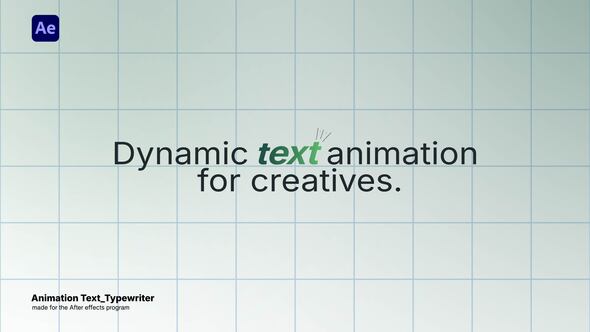 Videohive Typewriter 57555474 Titles template preview