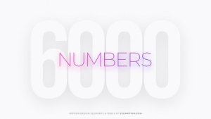 Videohive Titles - Numbers Infographics template preview