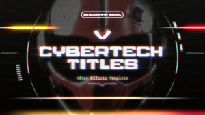 Videohive Cybertech Titles Titles template preview