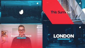 Event Promo Video Displays template preview