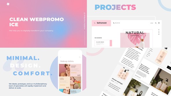 Videohive Website promo clean Product Promo template preview