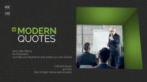 Videohive Corporate Modern Quotes Openers template preview