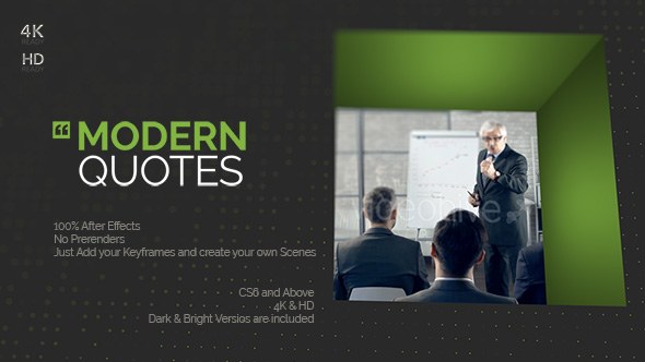Videohive Corporate Modern Quotes Openers template preview