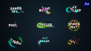 Videohive Neon Colorful Titles 2 [After Effects] Titles template preview