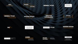 Videohive Creative Typography 23335812 Titles template preview