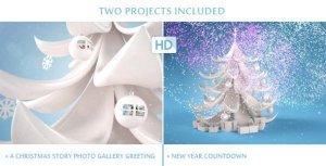 Videohive A Christmas Photo Gallery - New Year Countdown Video Displays template preview