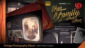 Videohive The Vintage Photography Album Openers template preview