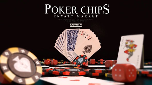 Videohive Poker Chips Logo Logo Stings template preview