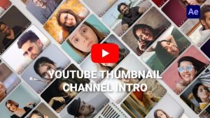 Videohive Youtube Channel Thumbnail Intro Video Displays template preview