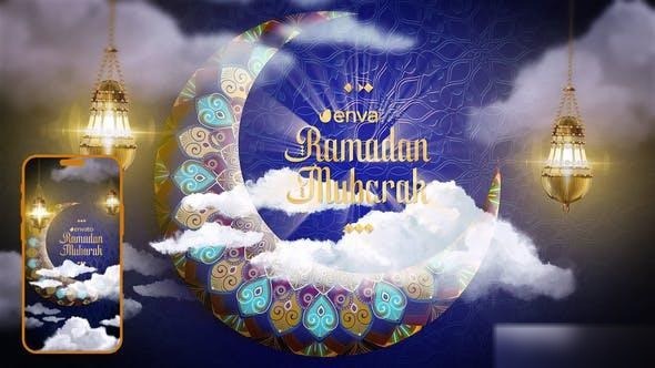 Videohive Ramadan Ident 2023 Logo Stings template preview