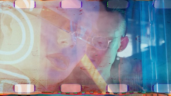 Film Burn Transitions DR Video Displays template preview