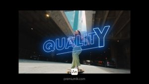 Videohive Fast Titles Pack Neon Titles template preview