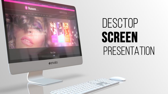 Videohive Desktop Screen Presentation Product Promo template preview