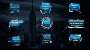 Videohive Modern HUD Call Outs Infographics template preview