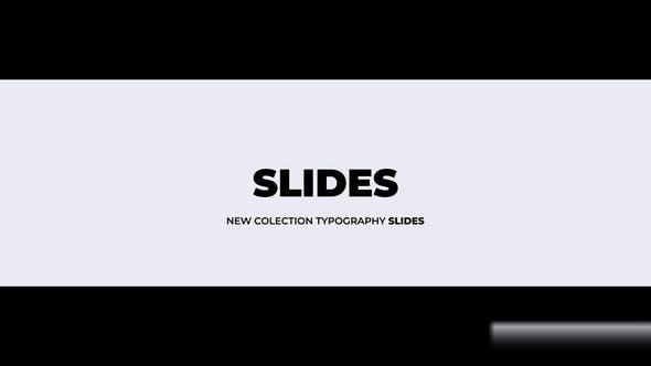 Videohive Typography Slides | After Effects Titles template preview