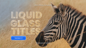 Videohive Liquid Glass Titles V2 Titles template preview