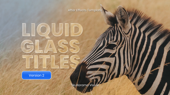 Videohive Liquid Glass Titles V2 Titles template preview