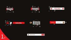 Videohive Youtube Subscribe Elements 45306702 Elements template preview